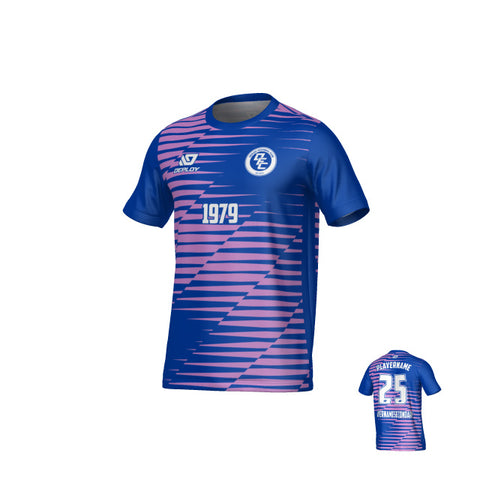 Static Jersey - Royal Blue & Purple