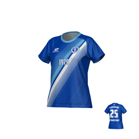 Velocity Womens Jersey - Royal Blue & Sky Blue
