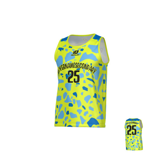 Pebbles Sports Singlet - Neon Yellow