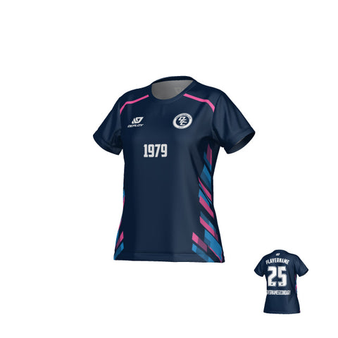 Turbo Womens Jersey - Navy & Pink