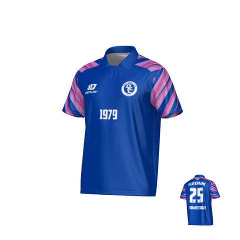 Surge Collared Jersey - Royal Blue & Purple