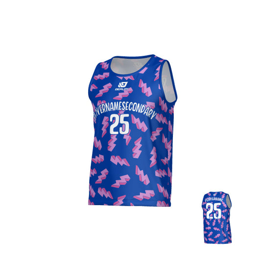 Lightning  Sports Singlet - Royal Blue