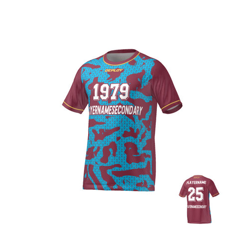 FLIGHT JERSEY 22 - MAROON - Deploy Football - Australia's Best Footballs & Soccer Balls