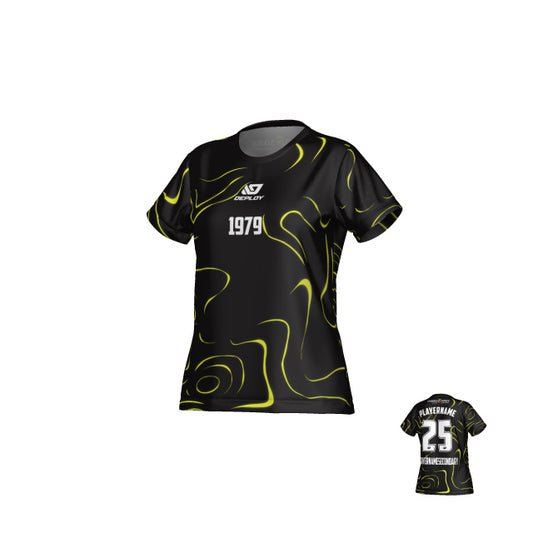 DUBBO 6s SUMMER - LADIES WAVE FLURO YELLOW
