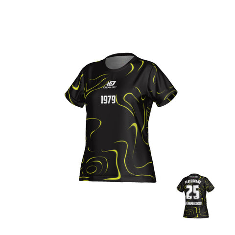 DUBBO 6s SUMMER - LADIES WAVE FLURO YELLOW