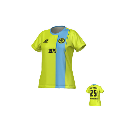 Edge Womens Jersey - Neon Yellow