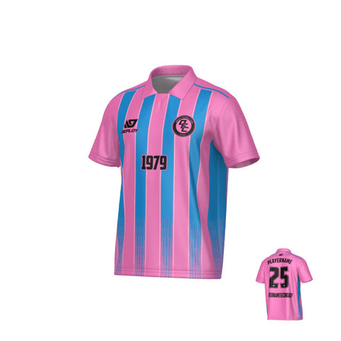 Classic Collared Jersey - Pink