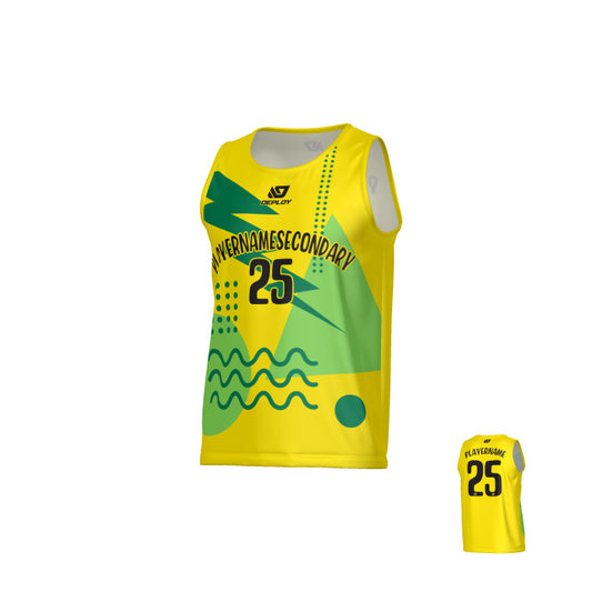 Nova Sports Singlet - Yellow