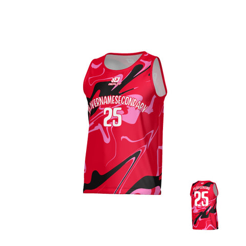 Marble Sports Singlet - Red