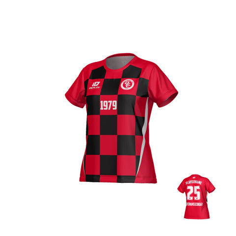 Checkers Womens Jersey - Red