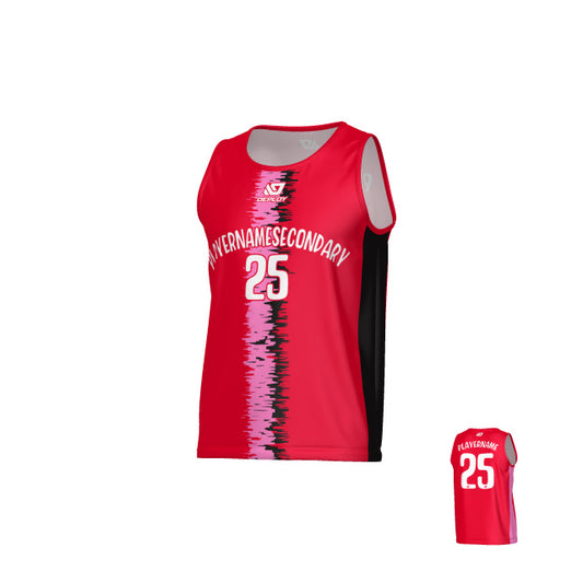 Quake Sports Singlet - Red