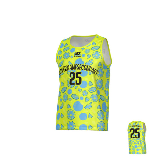 Citrus Sports Singlet - Neon Yellow