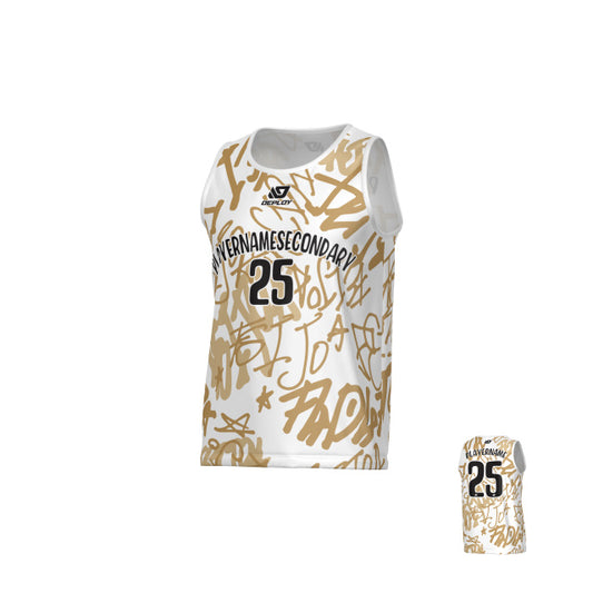 Tag Sports Singlet - White