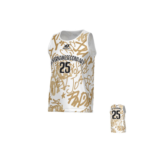 Tag Sports Singlet - White