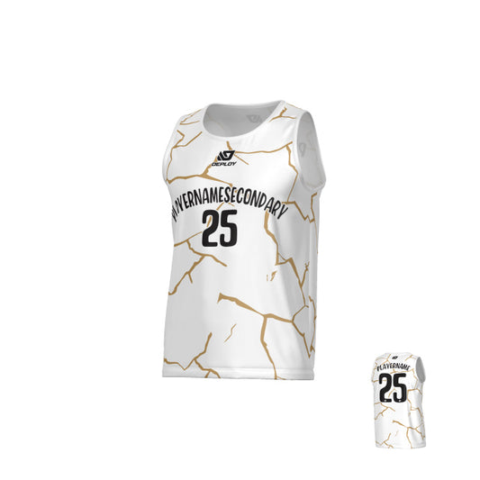 Cracks Sports Singlet - White
