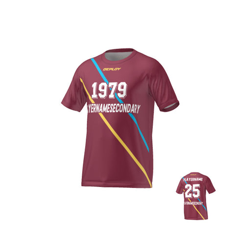 FLIGHT JERSEY 30 - MAROON - Deploy Football - Australia's Best Footballs & Soccer Balls