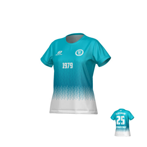 Fade Womens Jersey - Teal
