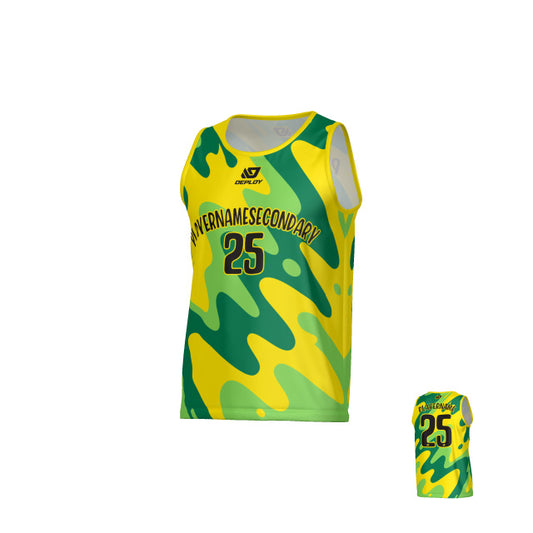 Liquid Sports Singlet - Yellow