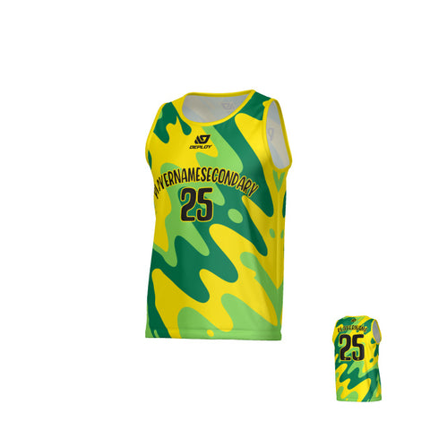 Liquid Sports Singlet - Yellow