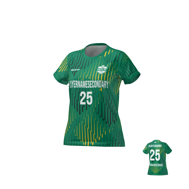 Flight Jersey Womens Faded - Green - Deploy Football - Australia's Best Footballs & Soccer Balls