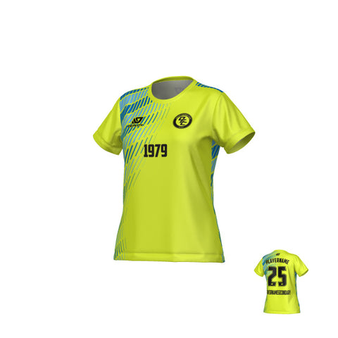 Spray Womens Jersey - Neon Yellow