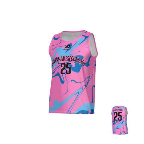 Marble Sports Singlet - Pink