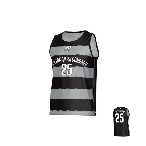 Jagged Sports Singlet - Black