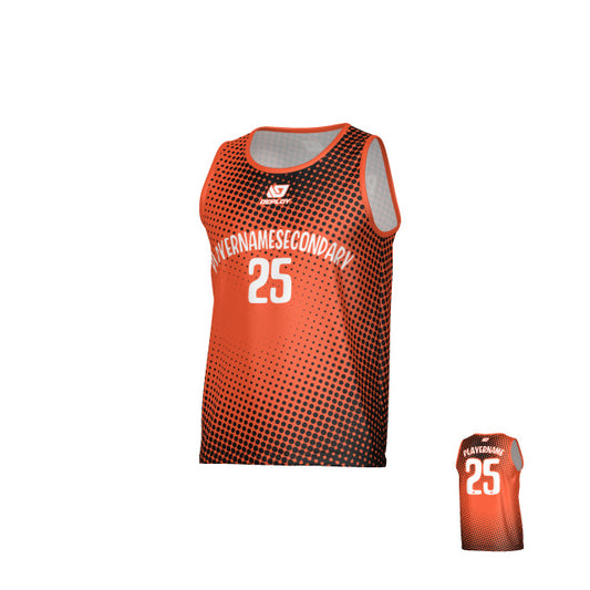 Dots Sports Singlet - Orange