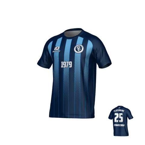 Streamline Jersey - Navy & Sky Blue