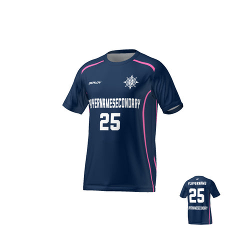 Flight Jersey Lines - Navy & Pink - Deploy Football - Australia's Best Footballs & Soccer Balls