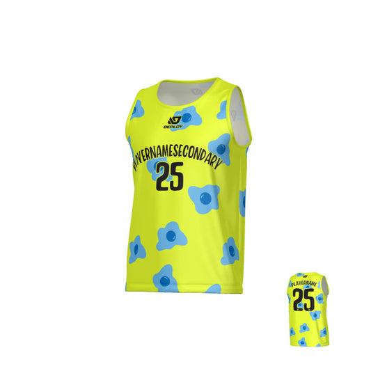 Egg Sports Singlet - Neon Yellow