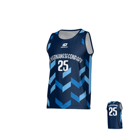 Arrows Sports Singlet - Navy