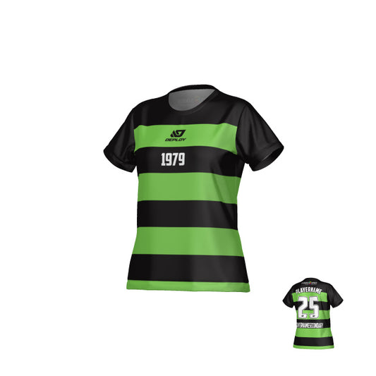 DUBBO 6s SUMMER - LADIES HOOPS FLURO GREEN