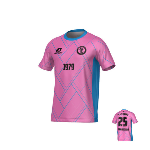 Plaid Jersey - Pink