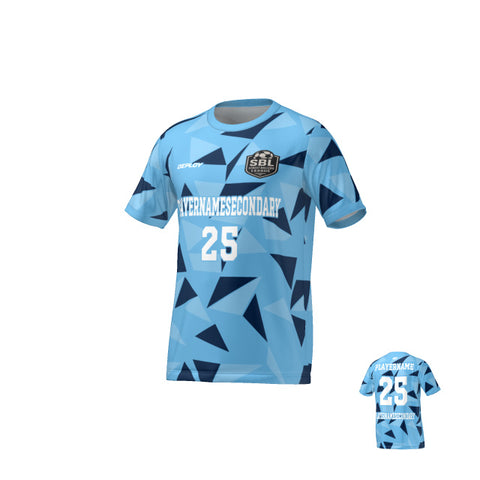 Street Ballers League - Flight Jersey Fragments - Sky Blue