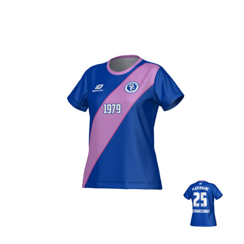 Sash Womens Jersey - Royal Blue & Purple