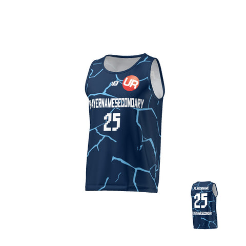 URBAN REC - FLIGHT SINGLET CRACKS - NAVY