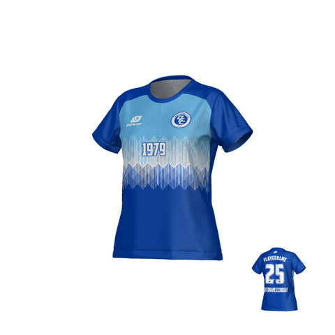 Echo Womens Jersey - Royal Blue & Sky Blue
