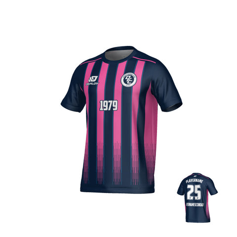 Classic Jersey - Navy & Pink