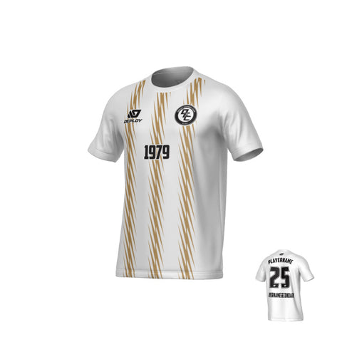 Zig Zag Jersey - White