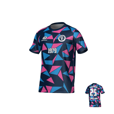Shards Jersey - Navy & Pink