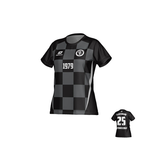 Checkers Womens Jersey - Black