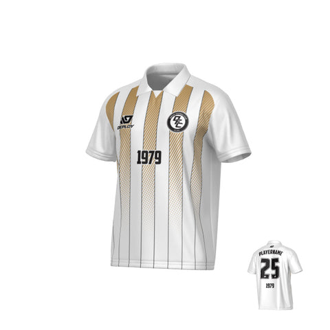 Streamline Collared Jersey - White