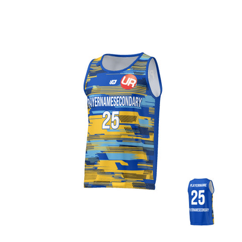 URBAN REC - FLIGHT SINGLET GLITCH - ROYAL BLUE