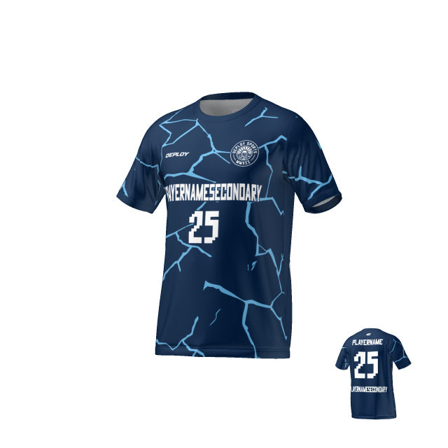 Flight Jersey Cracks - Navy - Deploy Football - Australia's Best Footballs & Soccer Balls
