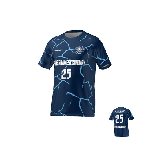 Flight Jersey Cracks - Navy - Deploy Football - Australia's Best Footballs & Soccer Balls