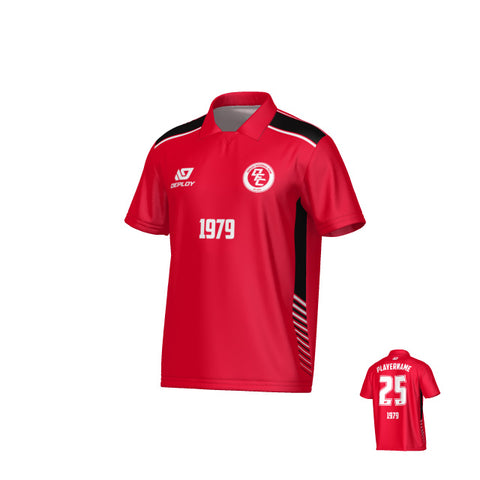 Apex Collared Jersey - Red