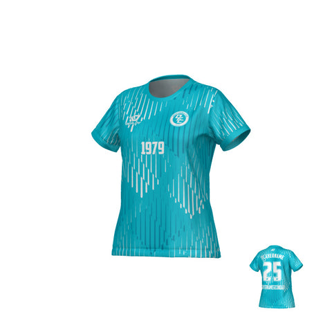 Drips Womens Jersey - Teal
