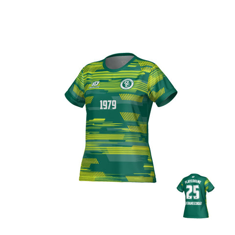 Glitch Womens Jersey - Green