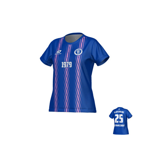 Zig Zag Womens Jersey - Royal Blue & Purple